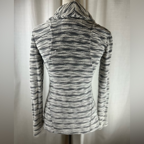Anthropologie Saturday Sunday Black and White Cowl Neck Sweater - Picture 2 of 9